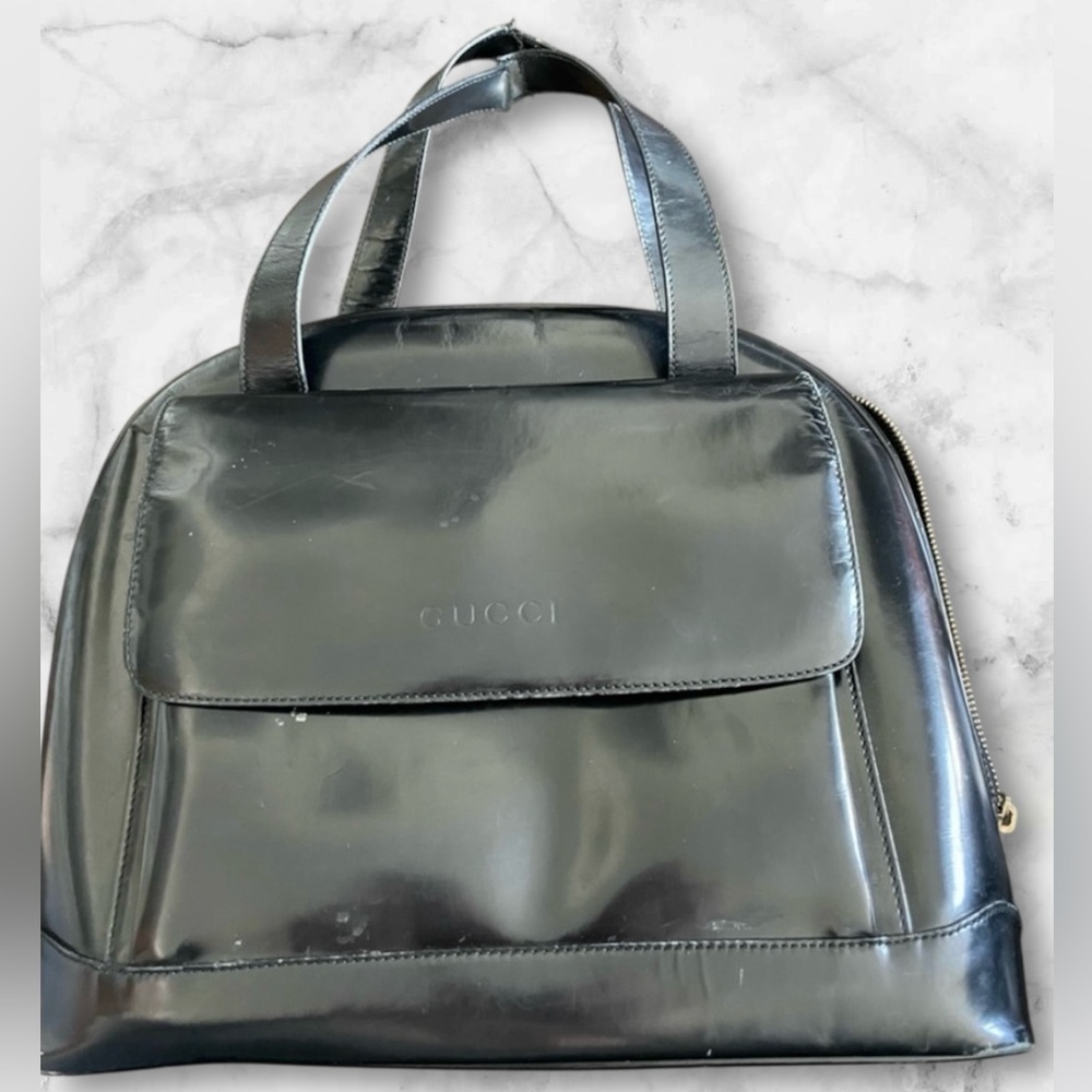 Authentic Vintage Gucci Black Bag